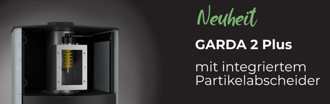Drooff Kaminofen GARDA 2 Plus PremiumWhite mit fire+ Abbrandsteuerung & DROOFFolith Wärmespeicher (5 Ringe) 