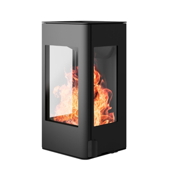 Nordpeis Kaminofen YoU Wall dunkel Thermotte