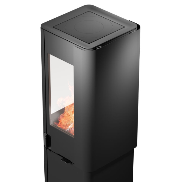 Nordpeis Kaminofen YoU Pedestal dunkel Thermotte