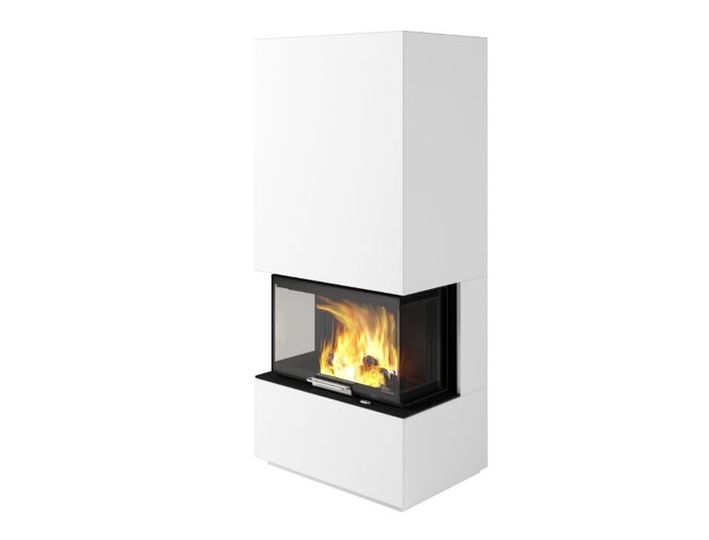 Kaminbausatz Nordpeis Monaco dunkle Thermotte