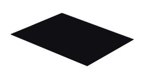 Sintra vorlegeplatte schwarzer Stahl 50 cm 809338