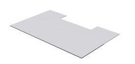 Cannes vorlegeplatte Glas klar 802123