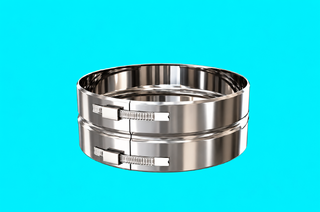 Edelstahlschornstein Klemmband breit Schnellspann für Premium 1,0 mm