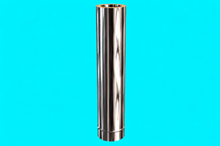 Edelstahlschornstein 1,0mm Premium Längenelement kürzbar 0 1000 mm