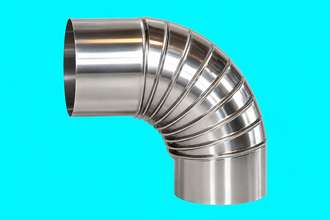 Aluminium-Bogen ohne Reinigungsöffnung