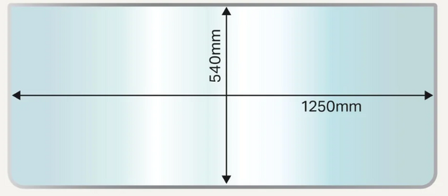 Aduro Glasbodenplatte, Aduro H6 Lux, XL