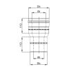 Luft Abgas System konzentrisch Reduzierung  DN 130/200 auf 100/150
