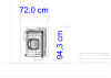 Camina Schmid Bausatz Love Two Ekko 67 (45) 57 mit massivem Blendrahmen