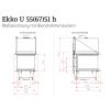 Camina Schmid Bausatz Ekko U 55 (67) 51 mit Blendrahmensystem