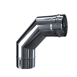 Luft Abgas System konzentrisch 90° Bogen