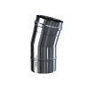 Luft Abgas System konzentrisch 15° Bogen lackiert DN 60/100