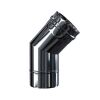 Luft Abgas System konzentrisch 45° Bogen lackiert DN 60/100