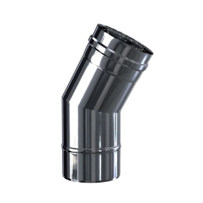 Luft Abgas System konzentrisch 30° Bogen lackiert DN 60/100