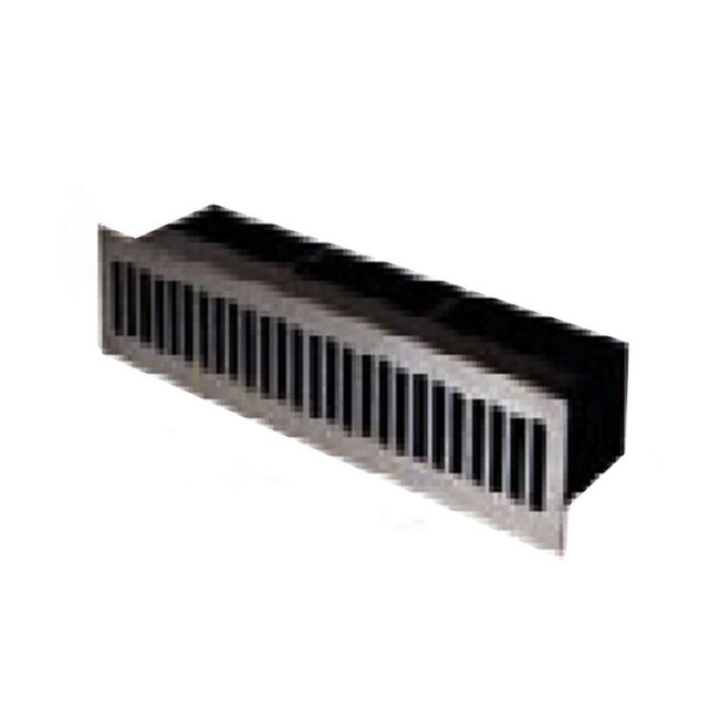 CB Blende D2 für Luftleiste 452 mm Edelstahl