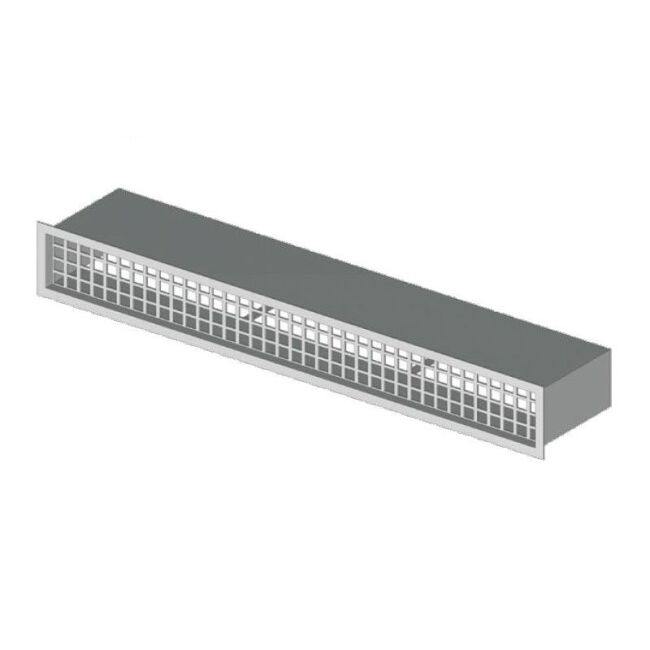 CB Blende D3 für Luftbox 130x130 mm Edelstahl