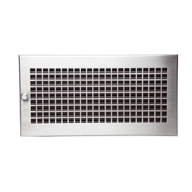 CB Warmluftgitter mit Designblende Edelstahl D3