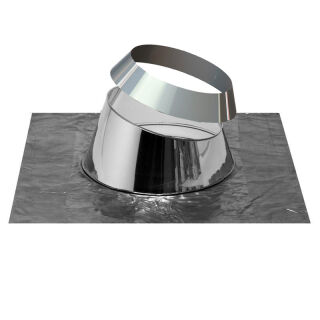 DINAK Edelstahlschornstein Dachabdeckung 5º/30º+WK DW Ø150 030015018DW