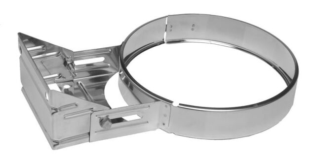 DINAK Edelstahlschornstein Wandbefestigungsklemmband 70-120 DW Ø150