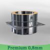Edelstahlschornstein 0,8mm Premium Grundplatte für Zwischenstütze DW 100