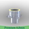 Edelstahlschornstein 0,8mm Premium Grundplatte für Kaminerhöhung 80mm