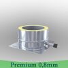 Edelstahlschornstein 0,8mm Premium Grundplatte universal DW 80