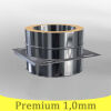 Edelstahlschornstein 1,0mm Premium Grundplatte für Zwischenstütze DW 80