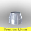 Edelstahlschornstein 1,0mm Premium Mündungsabschluß DW 400