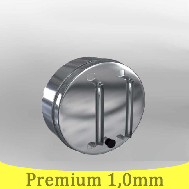 Edelstahlschornstein 1,0mm Premium Verschlussdeckel DW 113