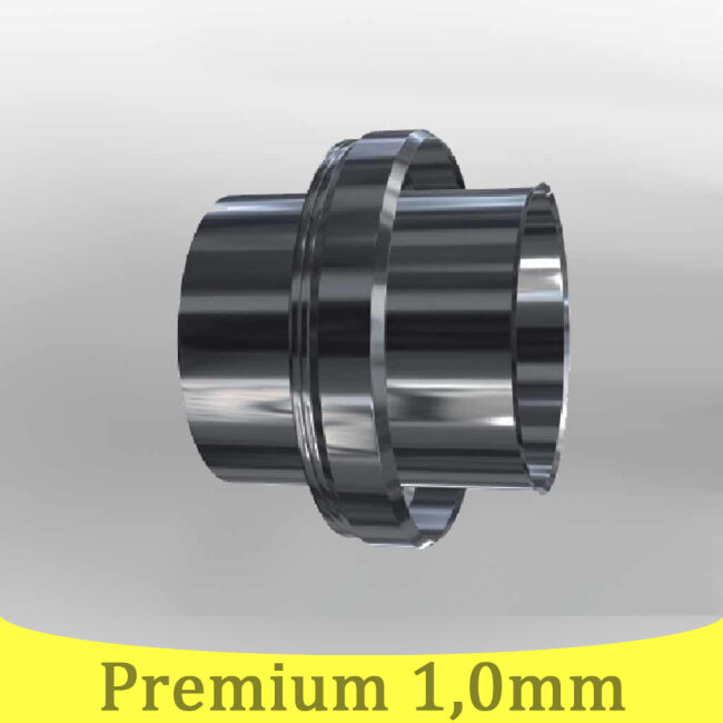 Edelstahlschornstein 1,0mm Premium Übergang DW Endstück EW DW 80