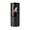 Kaminofen Drooff Aprica 2 Edition Trend Stahl schwarz mit rahmenloser Glasscheibe