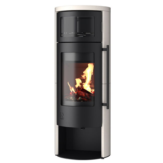 Kaminofen Drooff Aprica 2 Cook Premium White raumluftunabhängig RLU