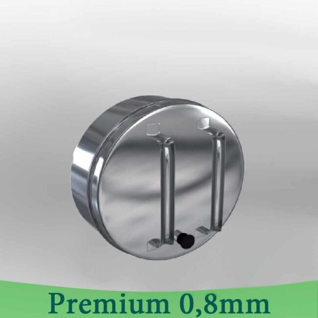Edelstahlschornstein 0,8mm Premium Verschlussdeckel DW 113