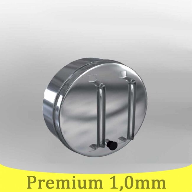 Edelstahlschornstein 1,0mm Premium Verschlussdeckel DW 113