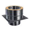 Doppelwandige Schornsteinverlängerung 0,5 mm 3,0 m DW 140 runder Einschub
