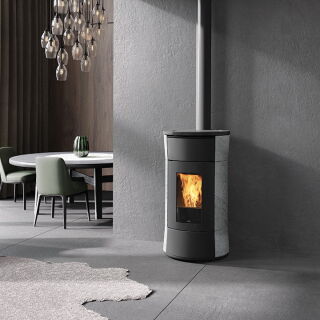 Edilkamin Pelletofen Cherie 11 Evo Air Tight C (RLU) Naturstein 812360 + 1136070