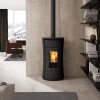 Edilkamin Pelletofen Cherie 11 Evo Air Tight C (RLU) Stahl dunkelgrau