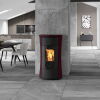 Edilkamin Pelletofen Cherie 9 Evo Keramik bordeaux