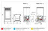 Edilkamin Pelletofen Nara2 Plus UP, 9,2 kW Keramik bordeaux