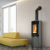 Edilkamin Kaminofen Tally UP Evo, 8,1 kW Stahl grau