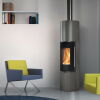 Edilkamin Kaminofen Tally UP S Evo, 9,1 kW Stahl grau