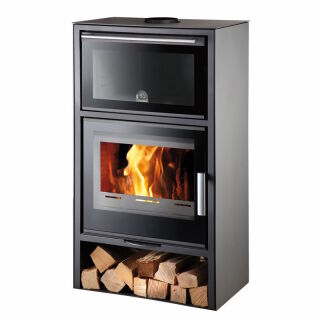 Haas+Sohn Kaminofen Home LONDON II Easy Back mit Backfach 0434715300000