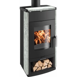 Haas+Sohn Kaminofen Home MONTEGROTTO-II mit Holzfach