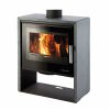 Haas+Sohn Kaminofen Premium CALMA easy perl-schwarz Speckstein