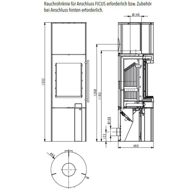 Haas+Sohn Kaminofen Home FICUS-III