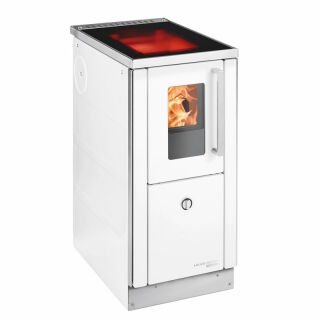 Haas+Sohn Küchenherd Premium HSD 40.5 SF -C, Glaskeramikplatte, weiß 0704031020000