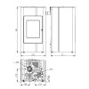 Haas+Sohn Pelletofen Premium HSP 2.17 PREMIUM III perl-anthrazit