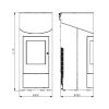 Haas+Sohn Pelletofen Premium HSP 7 DIANA Grande-Plus RLU