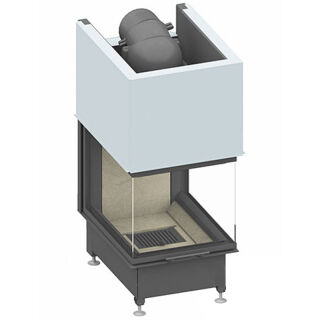 Camina Schmid Kamineinsatz Ekko U 55h, Seitenscheibe 67 cm