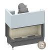 Camina Schmid Kamineinsatz Ekko L 100h, 2-teiliges Glas 45 cm