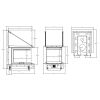 A.Caminetti Kamineinsatz Crystal 3D 50x60